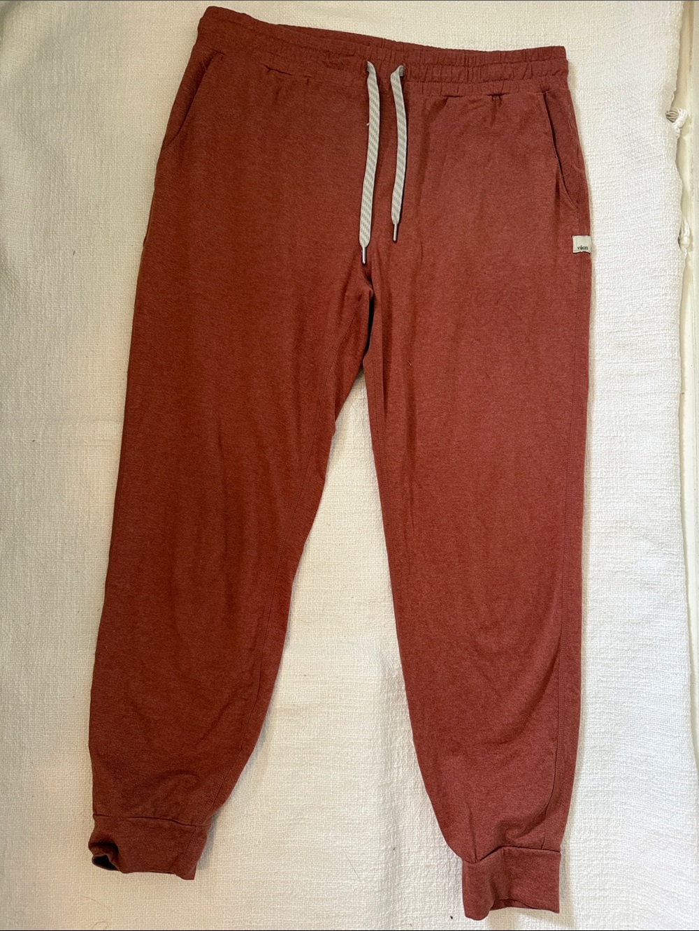 Vuori Men's Jogger Track Pants in Rust